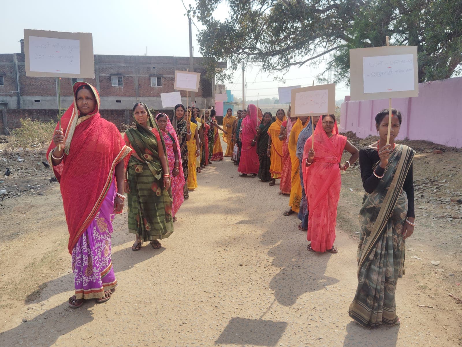 Ambedkar Foundation field team working with community members in Jharkhand